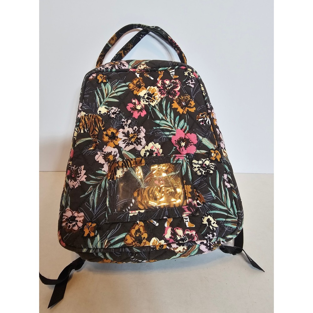 Vera Bradley Tiger Lily Quilted Insulated Lunch Bag Backpack Floral 26817-18922